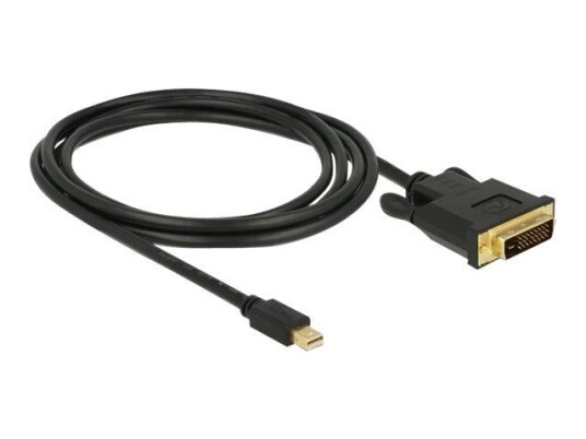 Delock videoadapterkabel - Mini DisplayPort til DVI-D - 2 m