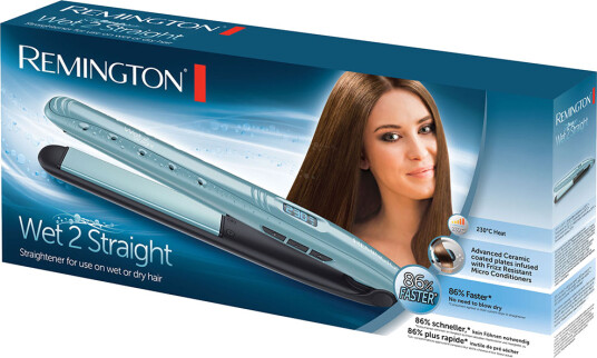 Remington S7300 Wet 2 Straight Hair Straightener 1 stk Rettetang Remington S7300 Wet 2 Straight Hair Straightener 1 stk Rettetang