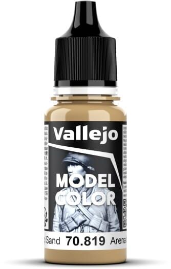 Vallejo Model Color Iraqi Sand 70.819 17ml Matte Farge for Modellbygging Vallejo Model Color Iraqi Sand 70.819 17ml Matte Farge for Modellbygging