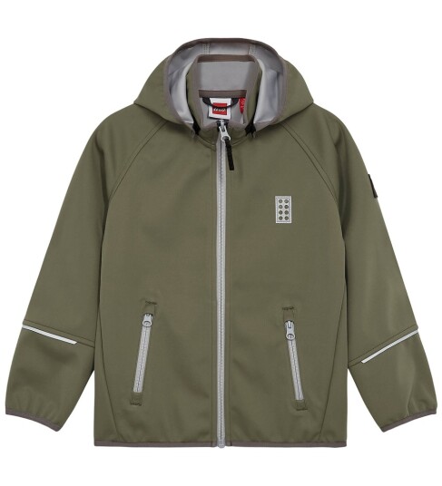 LEGO® Wear Softshell Jakke   LWSefrit 200   Olivengrønn   LEGO® Wear   3 år 98   Softshell