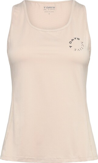 7 DAYS Active Womens Singlet Beige L 7 DAYS Active Womens Singlet Beige L