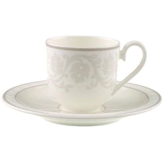 Villeroy & Boch Gray Pearl Espressokopp med Tallerken