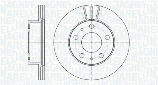 Bremseskive MAGNETI MARELLI 361302040228