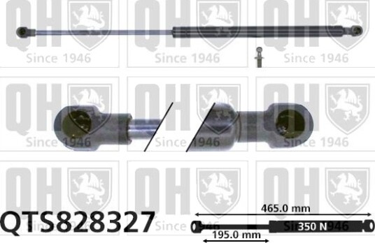 QUINTON HAZELL QTS828327 Baklukedemper