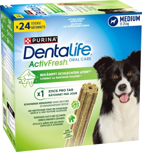 Dentalife Purina Active Fresh Tannpleiesnacks M 24 Sticks Dentalife Purina Active Fresh Tannpleiesnacks M 24 Sticks