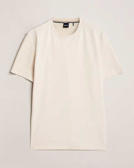 Boss BLACK Thompson Crew Neck T Shirt Open White