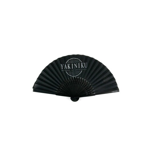 Yakiniku YAKINIKU Hand fire fan black Sort håndvifte