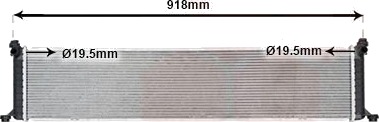 VAN WEZEL 69012700 Radiator motorkjøling VAN WEZEL 69012700 Radiator motorkjøling