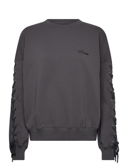 ROTATE Birger Christensen Lacing Crewneck Grey M