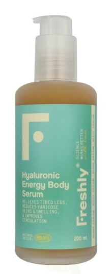 Freshly Cosmetics Hyaluronic Energy Kropp Serum 200 ml for Tretthet og Åreknuter