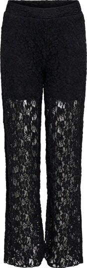 Kids Only Kogleika Straight Lace Pants Jrs   Black   122 128