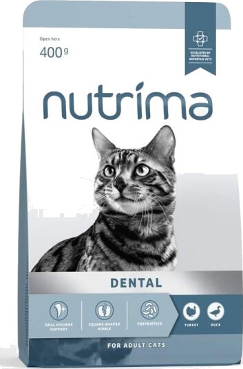 Nutrima Cat Adult Dental Turkey & Duck Kattefôr 400 G