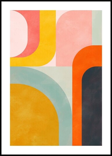 Friendly Colors2 Poster Plakat / 21x30cm