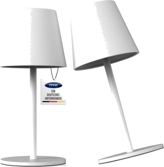 M E Modern Electronics Luna 80 W 2 Pack 100211 Batteribordlampe Batteridrevet Led Lys Eek: F A G Hvit