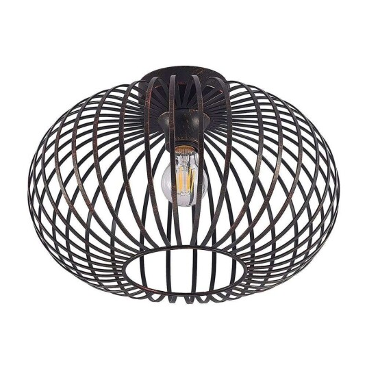 Lindby Rosalea taklampe, kobber