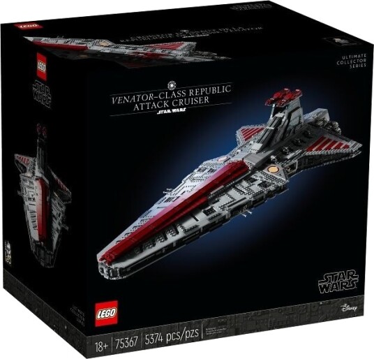 Lego Star Wars 75367 Republic Attack Cruiser i Venator-klassen Lego Star Wars 75367 Republic Attack Cruiser i Venator-klassen