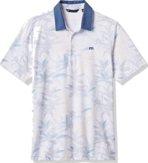 Travis Mathew Featherweight Drift Hvit Golf pologenser herre White Large