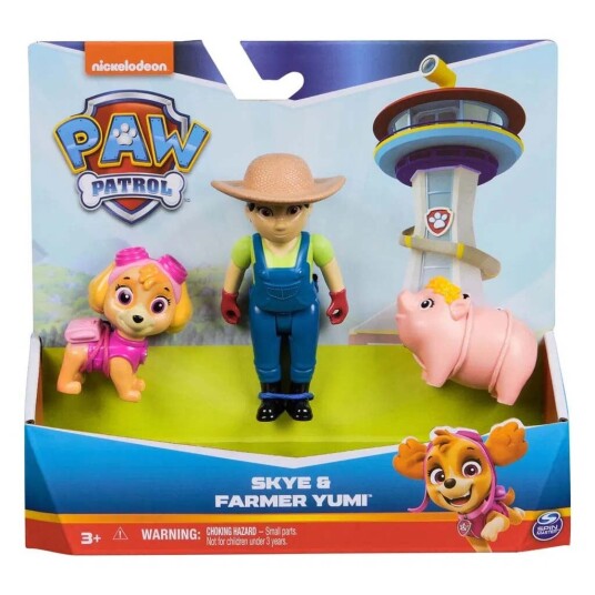 Paw Patrol Hero Valp Bonde Yumi og Skye Figurer Paw Patrol Hero Valp Bonde Yumi og Skye Figurer