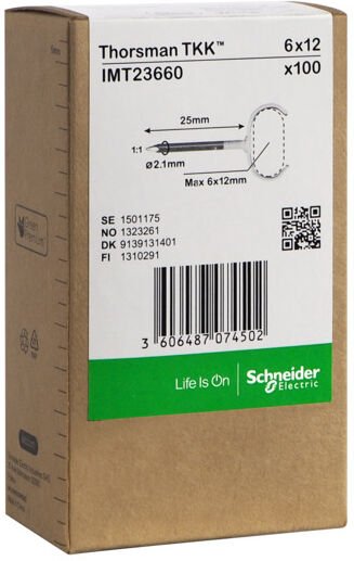 THORSMAN Metallklammer TKK 6x12 spiker 25mm 100stk - 1323261 THORSMAN Metallklammer TKK 6x12 spiker 25mm 100stk - 1323261