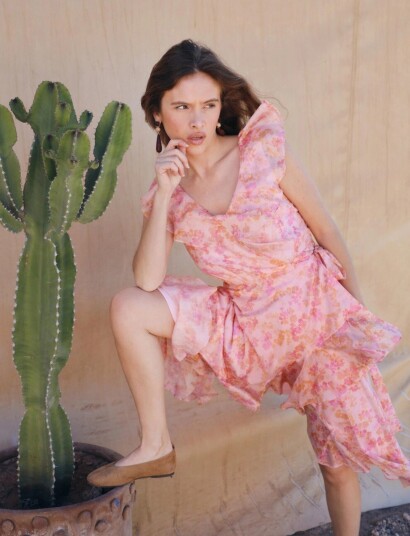 crās Landoncras Dress   Pink   38