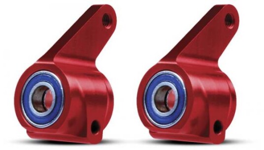 Traxxas 3636X Aluminum Steering Blocks Red Traxxas 3636X Aluminum Steering Blocks Red