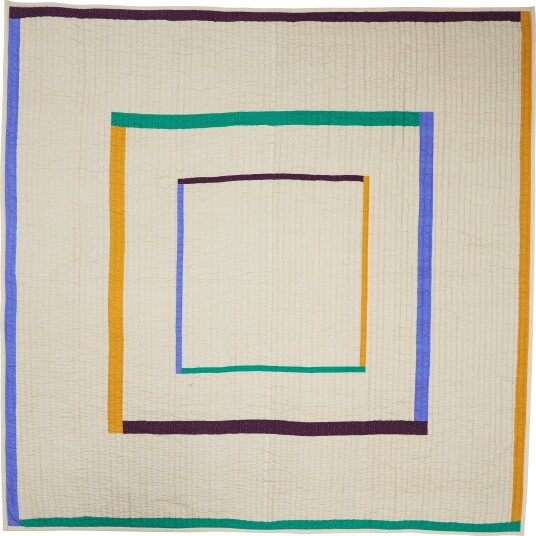 Hübsch Twist Sengetæppe - Multi/patterned - 260X260CM x 260