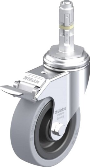 Blickle 374074 Lkra-Vpa 101K-11-Fi-E12 Styrehjul Med Brems (Hjuldiameter 100 Mm, Bæreevne Maks. 110 Kg) 1 Stk. Blickle 374074 Lkra-Vpa 101K-11-Fi-E12 Styrehjul Med Brems (Hjuldiameter 100 Mm, Bæreevne Maks. 110 Kg) 1 Stk.