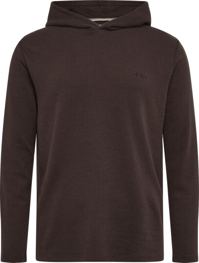 BOSS Waffle Ls Shirt H. Brown S