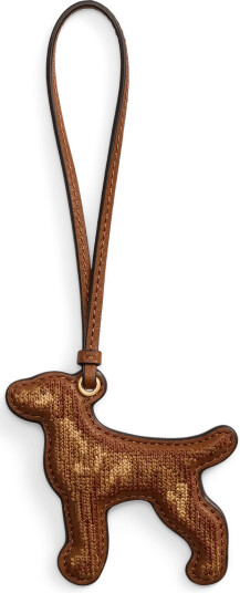 Lauren Ralph Lauren Embroidered Vizsla Charm Brown ONE SIZE Lauren Ralph Lauren Embroidered Vizsla Charm Brown ONE SIZE