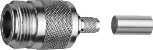 Telegärtner N Hunnkabelkontakt Crimp Lodding/Crimp, B0905, G01 (Rg-58 C/U) - 1 Stk (J01021h0096) Telegärtner N Hunnkabelkontakt Crimp Lodding/Crimp, B0905, G01 (Rg-58 C/U) - 1 Stk (J01021h0096)