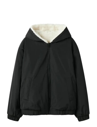 name it Nkfmaya Bomber Jacket Rev Black 134