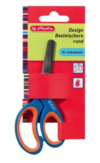Herlitz 10897163 Voksen Rett Kutt Single/Enkelt Blå Rød Metall Rett Håndgrep