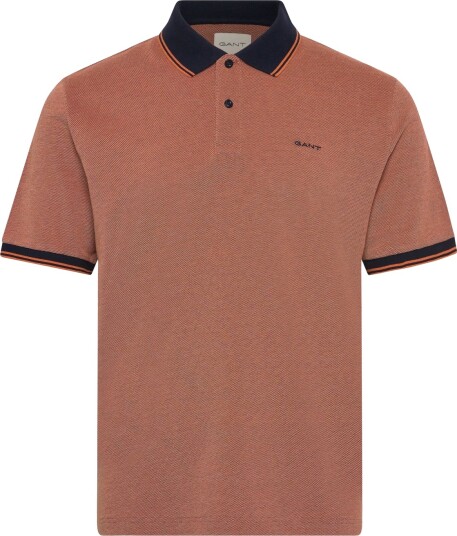 Gant 4 Col Oxford Ss Pique Orange L