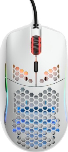 Glorious Model O Optisk Gamingmus med RGB Belysning Hvit Glorious Model O Optisk Gamingmus med RGB Belysning Hvit