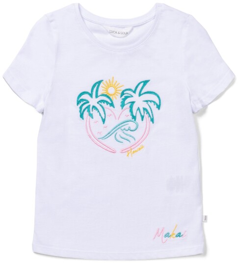 Luca &  Lola Olbia Topp White 110-116