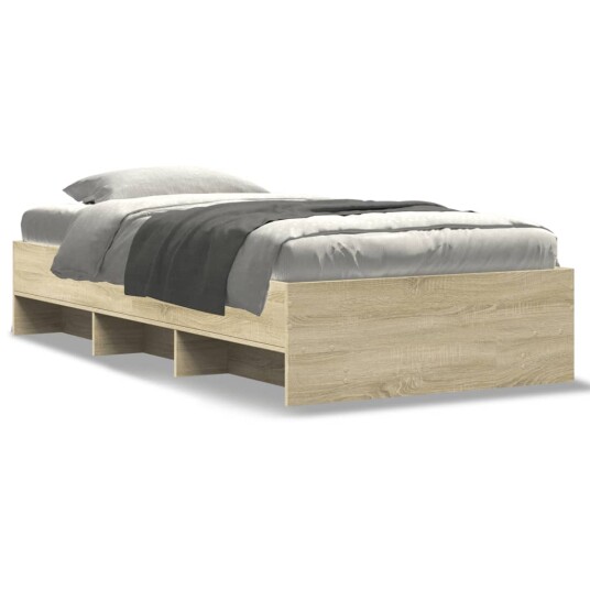  Sengeramme uten madrass sonoma eik 90x190 cm konstruert tre 8721102857089