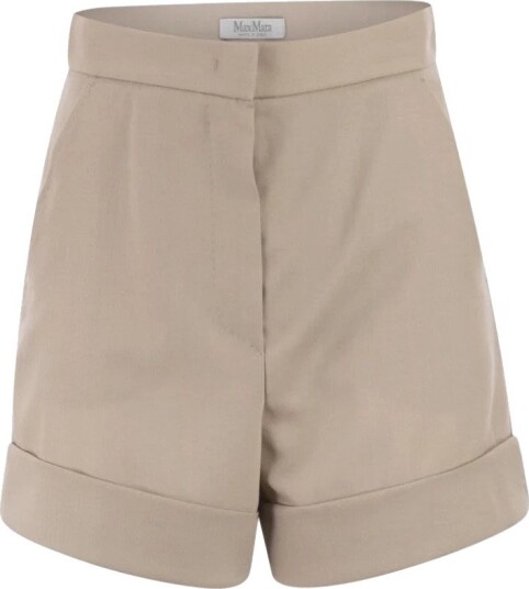 Max Mara Dame Shorts Beige S, Max Mara Dame Shorts Beige S,