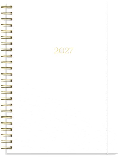 Ukekalender GRIEG Multi A5 2027 hvit