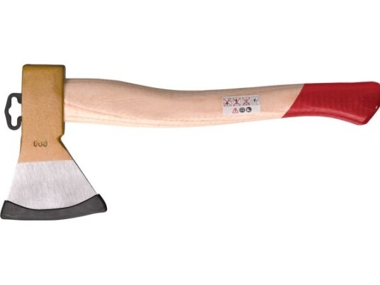 Kwb 453118, Enkel Øks, Hakke, Tre, 1 Stk, Rød, Tre