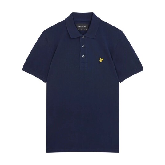 Lyle & Scott Vanlig polo skjorte - marine Blå S Lyle & Scott Vanlig polo skjorte - marine Blå S