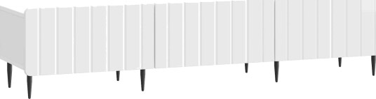 TV skap Høgglans hvit 147 x 34,5 x 32 cm Konstruert tre