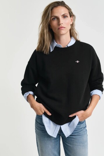 Gant Shield C Neck Sweat Black XL