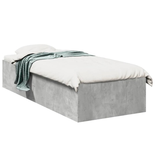  Sengeramme betonggrå 75x190 cm konstruert tre 8721102598500