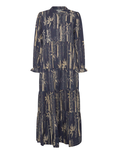 Lollys Laundry Evelynll Maxi Dress Ls - Navy - L Lollys Laundry Evelynll Maxi Dress Ls - Navy - L