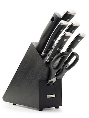 Wüsthof CLASSIC IKON Knivblokk Sett 7 deler Wüsthof CLASSIC IKON Knivblokk Sett 7 deler