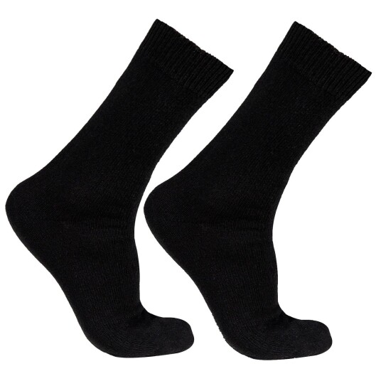 Wooltech Arctic Wool Liners 2 pk Black 36-39