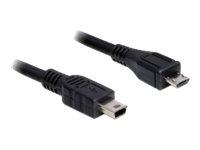 Delock USB-kabel - mini-USB Type B til Micro-USB type B - 1 m