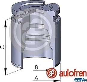 Autofren Seinsa Stempel bremsecaliper AUTOFREN SEINSA D02593