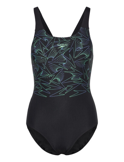 Speedo Womens Hyperboom Placement Muscleback - Black - 36