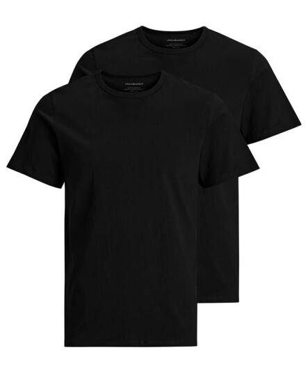 Jack & Jones Jack&jones; 2 Pk Tee Svart XXL